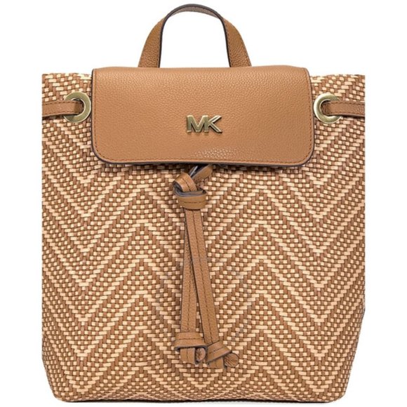 Michael Kors Acorn Herringbone Backpack